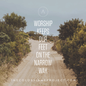 The surprising reason we worship. Colossians 3:16