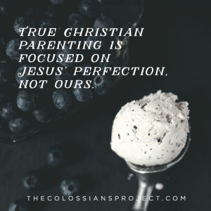 the one thing that makes you a Christian parent. Colossians 3:21