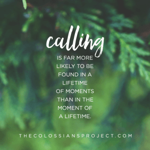 The sacred loneliness of calling. Colossians 4:10-11